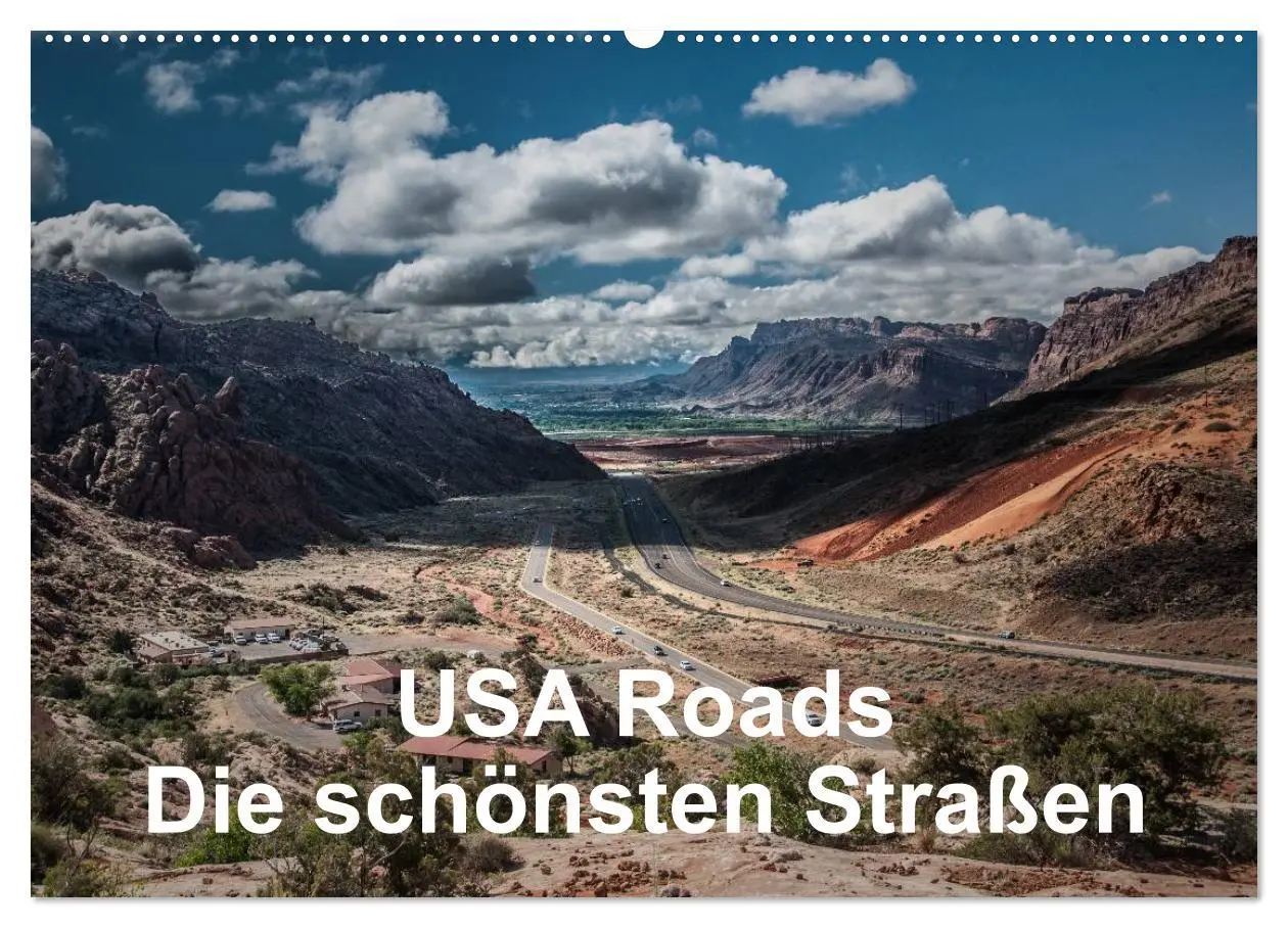 Cover: 9783516066661 | USA Roads (Wandkalender 2026 DIN A2 quer), CALVENDO Monatskalender